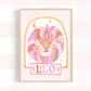 Pip+Phee Horoscope Zodiac Art Print - Leo - Pastel