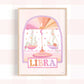 Pip+Phee Horoscope Zodiac Art Print - Libra - Pastel