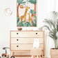 Pip+Phee Jungle Horizon Giraffe Art Print