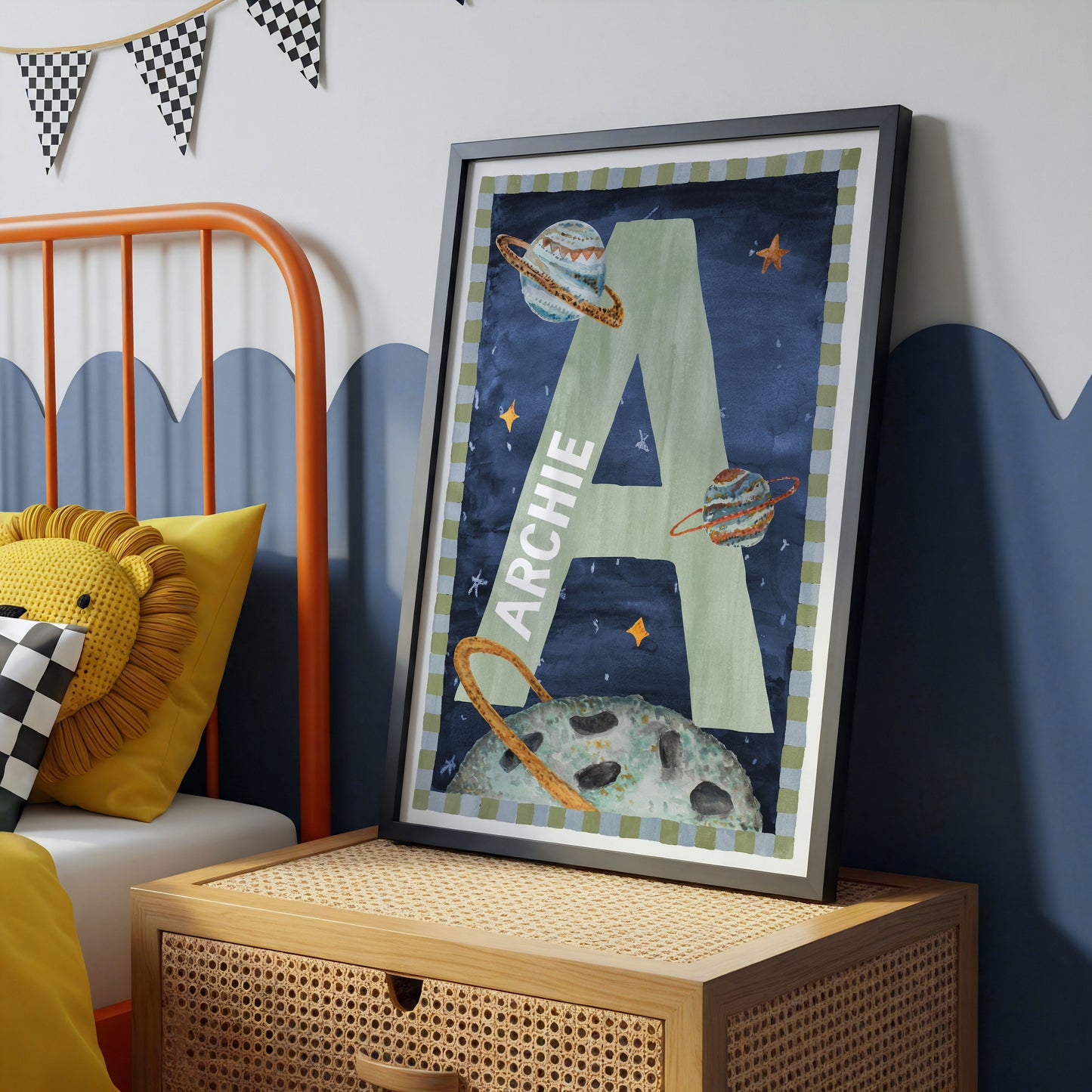 Pip+Phee Galactic Space Name Print