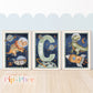 Pip+Phee Galactic Space Dinosaur Triceratops Print