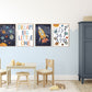 Pip+Phee Space Rocket Art Print