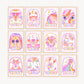 Pip+Phee Horoscope Zodiac Art Print - Pisces - Bright