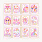 Pip+Phee Horoscope Zodiac Art Print - Virgo - Bright