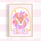 Pip+Phee Horoscope Zodiac Art Print - Leo - Bright