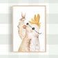 Pip+Phee Safari Bunch - Jungle Cockatoo Art Print