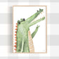 Pip+Phee Safari Bunch - Jungle Crocodile Art Print