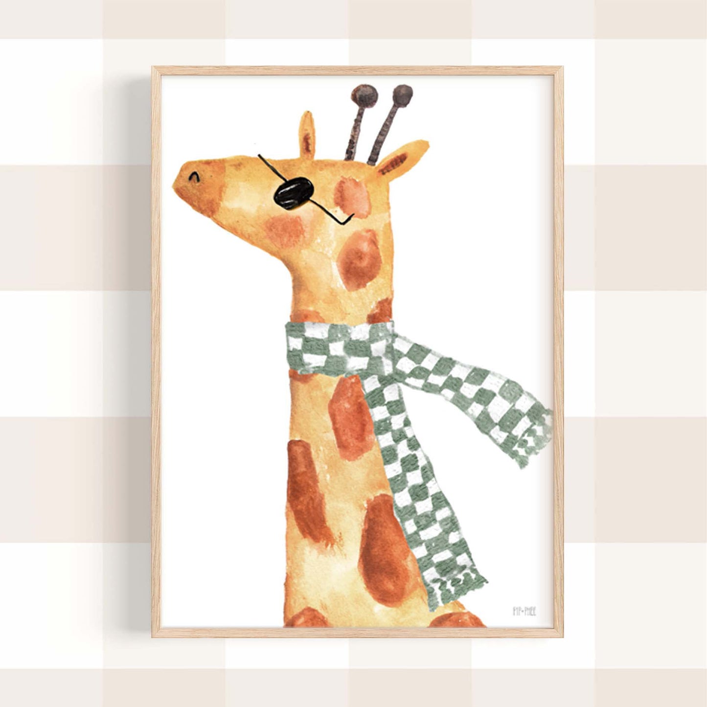 Pip+Phee Safari Bunch - Jungle Giraffe Art Print