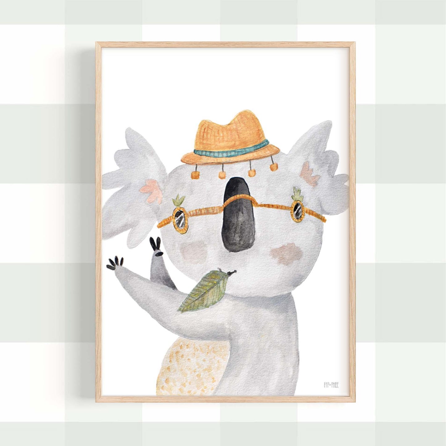 Pip+Phee Safari Bunch - Koala Art Print
