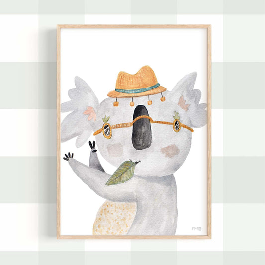 Pip+Phee Safari Bunch - Koala Art Print