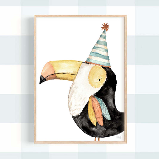Pip+Phee Safari Bunch - Jungle Toucan Art Print