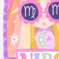 Pip+Phee Horoscope Zodiac Art Print - Virgo - Bright