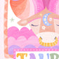 Pip+Phee Horoscope Zodiac Art Print - Taurus - Bright