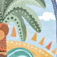 Pip+Phee Going Coconuts Palm Tree Art Print