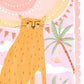 Pip+Phee Coastal Dreamer Leopard Beach Art Print - Dusty Pastel
