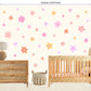 Pip+Phee Daisy Fabric Wall Decal Set - Bright Colours - Mixed Sizes