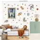 Pip+Phee Space Dinosaurs Fabric Wall Decal Collection