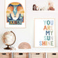 Pip+Phee Horoscope Zodiac Art Print - Aries - Blue/Rust