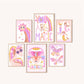 Pip+Phee Horoscope Zodiac Art Print - Aries - Bright