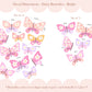 Pip+Phee Daisy Butterfly Fabric Wall Decals - Bright Colours