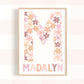 Pip+Phee Daisy Fields Art Print Collection - Dusty Peach Colourway - Set of 3