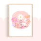 Pip+Phee Daisy Circle Art Print - Bright