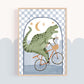 Pip+Phee Dino Riders Art Print Collection - Set of 3
