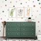 Pip+Phee Spot Fabric Wall Decals - Reusable - Jungle Colours