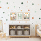 Pip+Phee Spot Fabric Wall Decals - Reusable - Jungle Colours