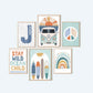 Pip+Phee Surfboard Arch Art Print