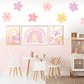 Pip+Phee Daisy Fabric Wall Decals - Large Size - Pastel Colours