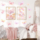 Pip+Phee Personalised Daisy Name Art Print - Pastel
