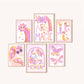 Pip+Phee Horoscope Zodiac Art Print - Pisces - Bright