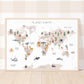 Pip+Phee Planet Earth Art Print - White