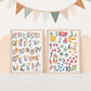 Pip+Phee Fruity Numbers Art Print