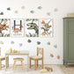 Pip+Phee Jurassic Dinosaur Footprint Fabric Wall Decals - Reusable