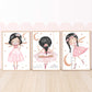 Pip+Phee Pink Luna Princess Fairy Art Print