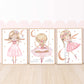 Pip+Phee Pink Princess Moon Ladder Art Print
