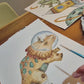 Pip+Phee Space Dinosaurs Fabric Wall Decal Collection