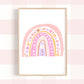 Pip+Phee Daisy Rainbow Art Print - Bright