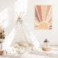 Pip+Phee Sunny Days Sunburst Art Print - Sand