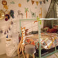 Pip+Phee Jungle Safari Animals Fabric Wall Decals - Small Size