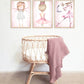 Pip+Phee Ballerina Art Print - Different Hair colours