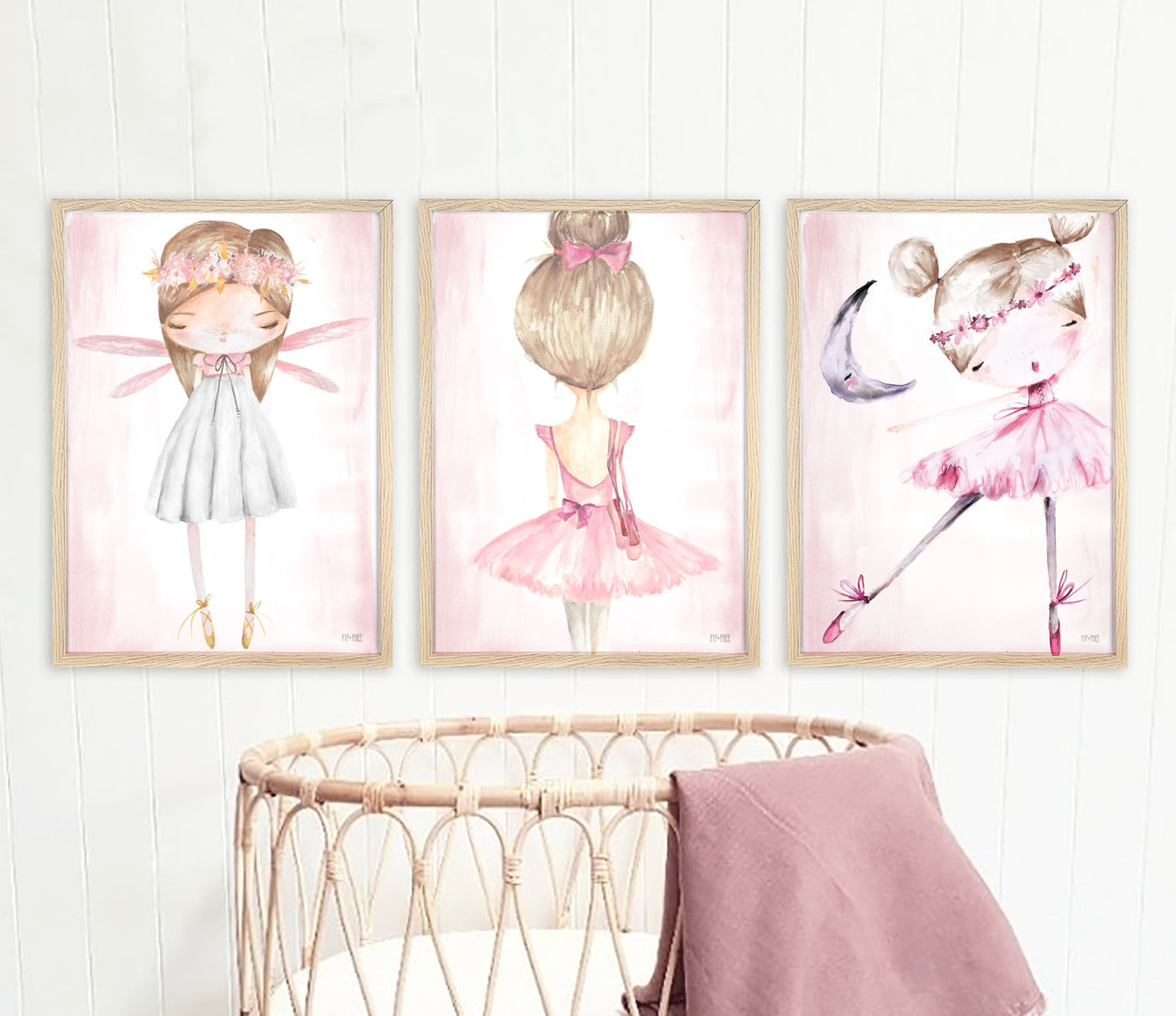 Pip+Phee Fairy Art Print - Different Hair colours