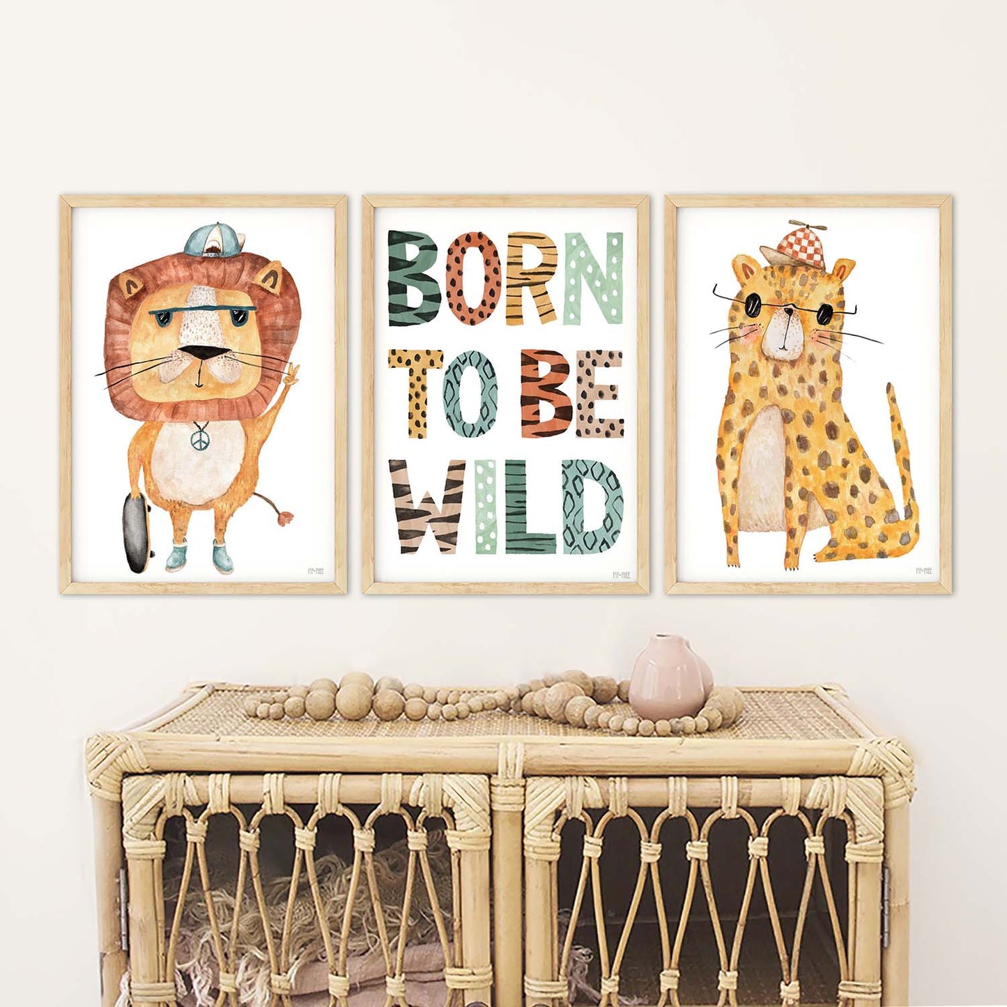 Pip+Phee Born to be Wild Art Print