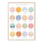 Pip+Phee Clever Cookie Emotions Art Print - Dusty Pastel