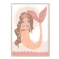 Pip+Phee Cosmic Mermaid Goddess Art Print - Dusty