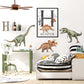 Pip+Phee Dinosaur Fabric Wall Decals - Trex, Triceratops & Brontosaurus