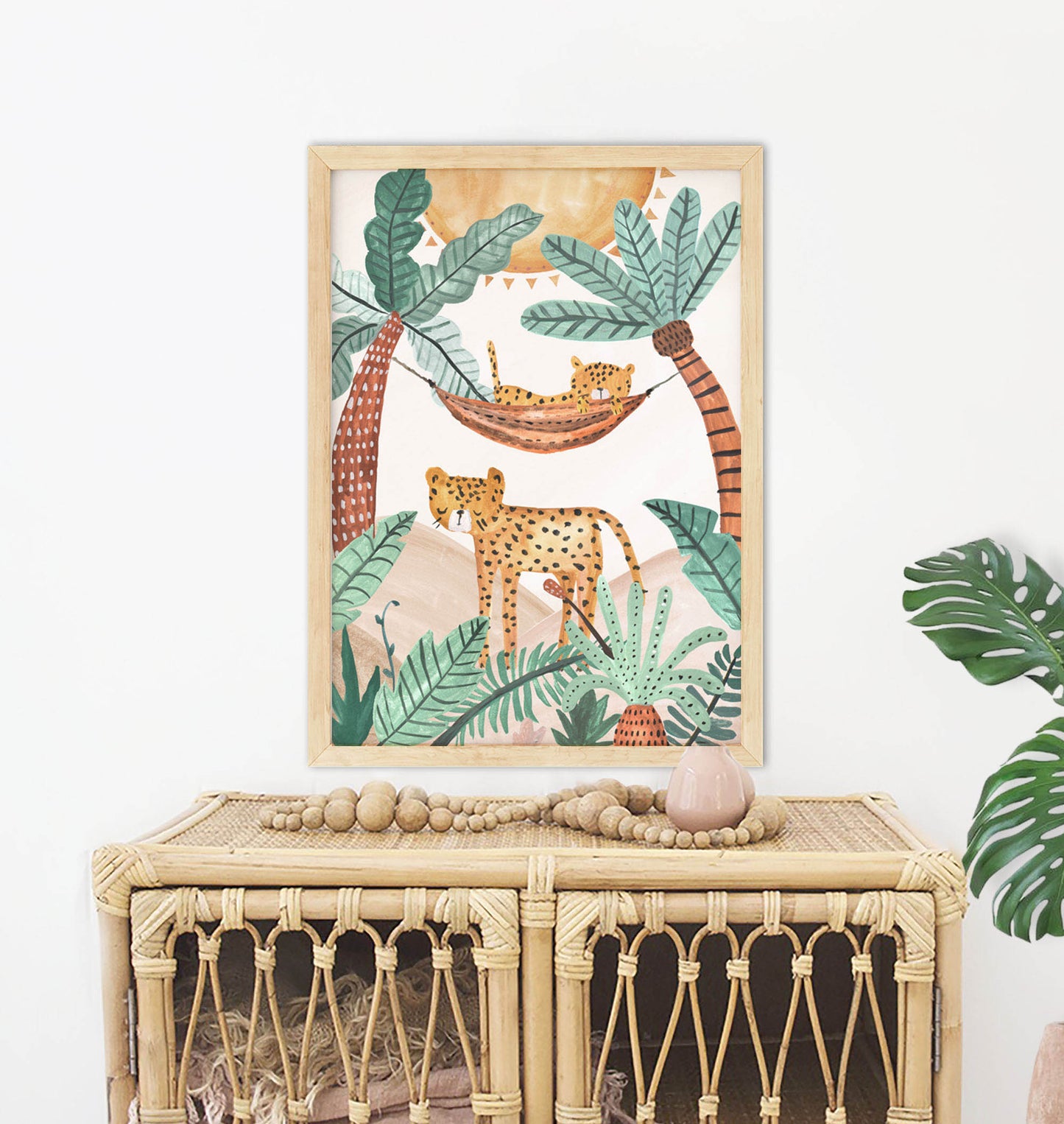 Pip+Phee Jungle Horizon Cheetah Art Print