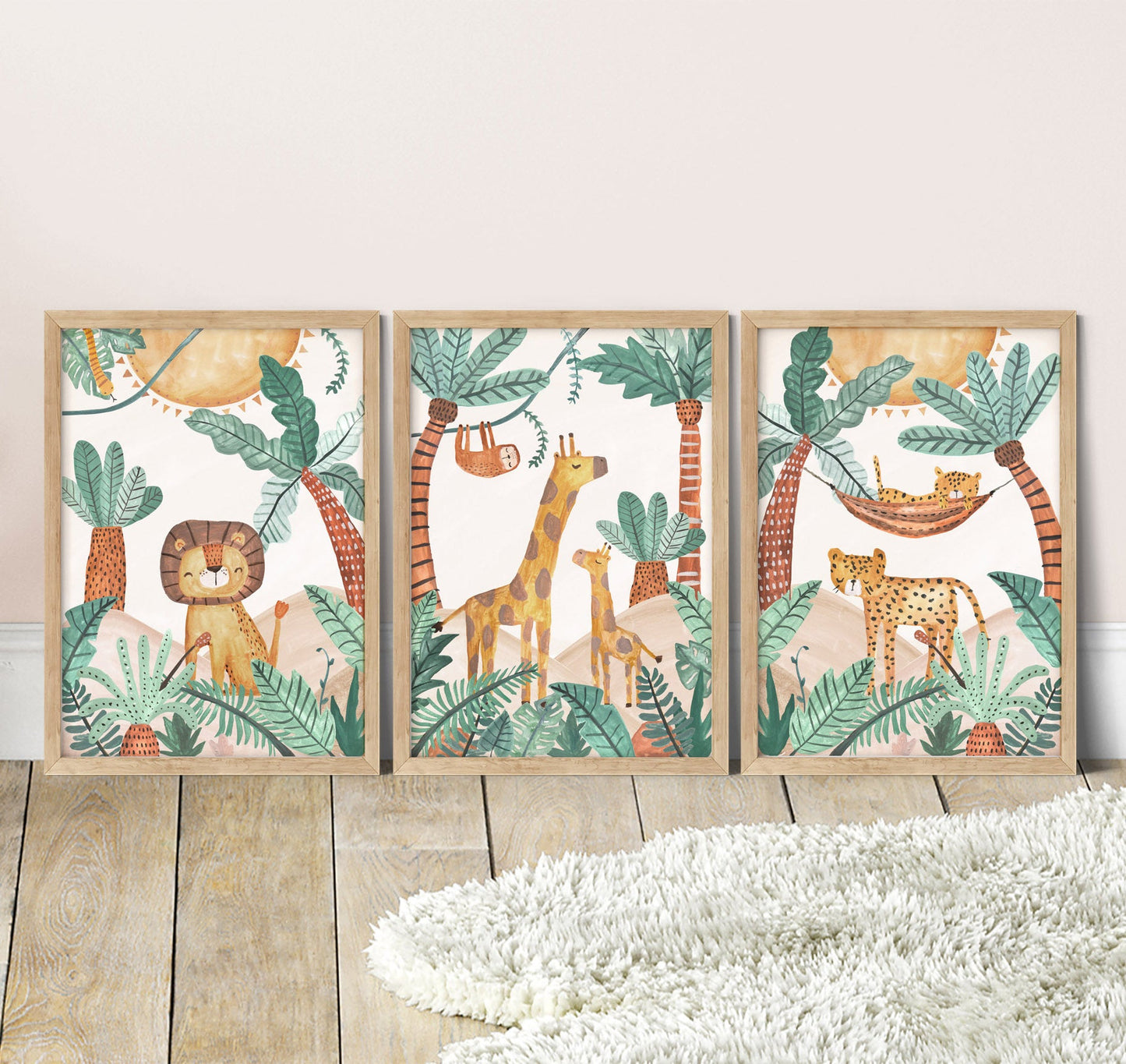 Pip+Phee Jungle Horizon Cheetah Art Print